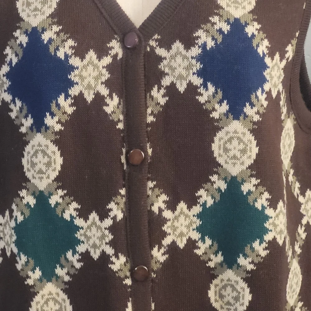 Vintage Preppy Sweater Vest